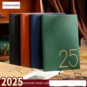 2025 calendrier <span class=keywords><strong>livre</strong></span> Version anglaise épaissi 365 jours gestion du temps cahier personnalisable <span class=keywords><strong>un</strong></span> <span class=keywords><strong>jour</strong></span> <span class=keywords><strong>une</strong></span> <span class=keywords><strong>page</strong></span> planification cuir - Product Image 2