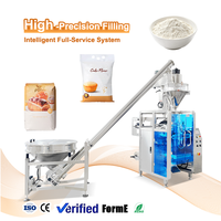 Machine d'emballage automatique VFFS pour poudre, facile à utiliser, pour mélange de gâteaux, farine, remplissage de sachets en film plastique