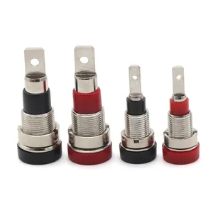 2mm 4mm binding post banana plugs Pure copper insulation banana Jack socket terminal Banana female connector