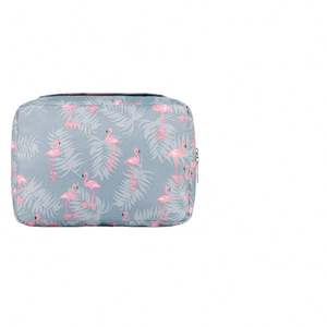 Free Sample Manufacturers Custom Cute Print Flower Pattern Cosmetic <b>Makeup</b> Pouch <b>Travel</b> Hanging Toiletry <b>Bag</b> for Girls Women - Product Image 6