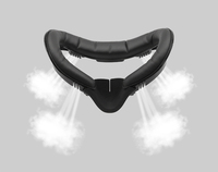 Ensemble complet de remplacement en cuir PU et mousse respirante 6-en-1 pour interface faciale VR Oculus Meta Quest 2