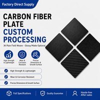 Fabrication de panneaux en fibre de carbone sur mesure et personnalisation 3K ; Usinage CNC, gravure, impression ; Traitement des feuilles de fibre de carbone en Chine