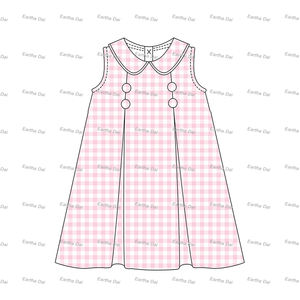 Abito da Festa per Bambine Primavera Estate Vestiti per Bambina Personalizzati Set <span class=keywords><strong>con</strong></span> Pantaloncini a Balze Abito da Principessa per Ragazze - Product Image 3