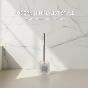 <span class=keywords><strong>Brosse</strong></span> de toilette en cristal design pour la maison, accessoires de salle de bain, <span class=keywords><strong>brosse</strong></span> de toilette en cristal transparent avec support métallique - Product Image 5