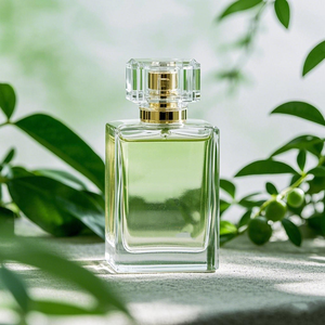 Etiqueta de paquete con logotipo personalizado, botella de Spray vacía Rectangular, botella de Perfume Original, <span class=keywords><strong>50Ml</strong></span>, 100Ml, botella de vidrio de Perfume transparente negra - Product Image 1