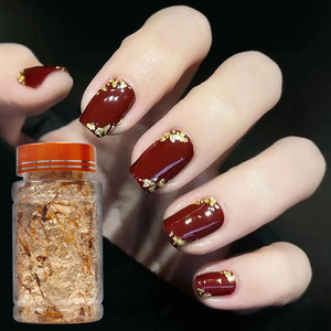 Vente chaude <span class=keywords><strong>Ongles</strong></span> Argent Feuille D'or Flocons pour La Fabrication De Bijoux En Résine Feuille D'or Flocons Feuille Métallique pour <span class=keywords><strong>Ongles</strong></span> Peinture Artisanat Slime - Product Image 2