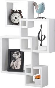 Bằng Gỗ Nổi Treo Tường Kệ 4 <span class=keywords><strong>Cube</strong></span> Giao Nhau Gỗ Lưu Trữ Giá Cho Nhà Tổ Chức Trang Trí - Product Image 2