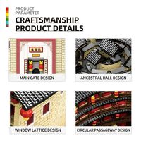 Majestic MOC Proyecto de Fortaleza Oriental, 3317 Piezas, Bloques de Construcción Circulares, Conjunto de Bloques de Construcción de Patrimonio