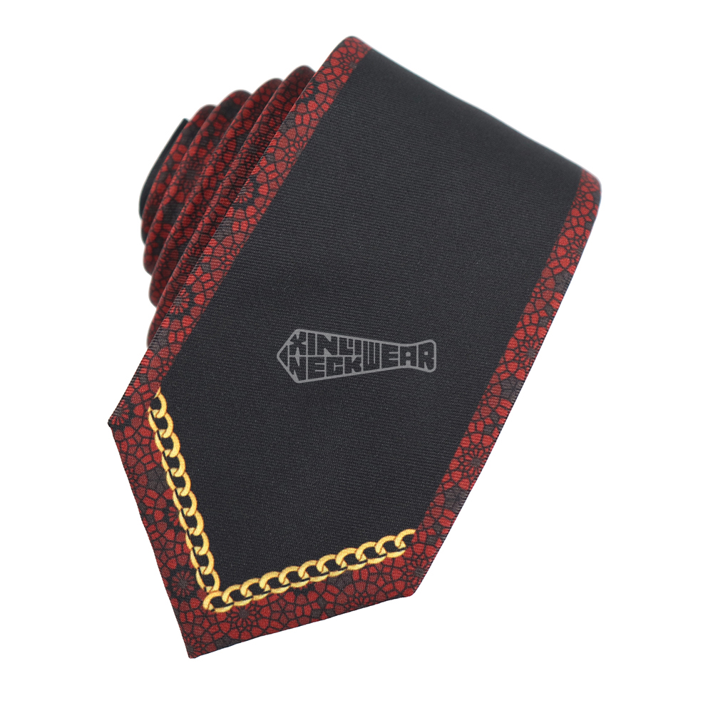 Noir Rouge Chevron