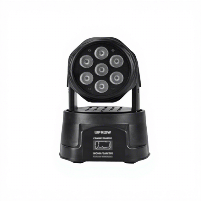 Guangzhou Top Stage Light Factory in Stable Quality and Good Price -7PCS 10W Led Moving Head Wash Light