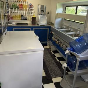 12 قدمًا تجارية للبيع مقطورة وجبات سريعة للامتياز في الشوارع رقائق الحلوى والآيس كريم الخمرة الولايات المتحدة الأمريكية - Product Image 5