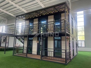 Maison conteneur démontable en panneaux sandwich d'acier, villa préfabriquée au design moderne pour <span class=keywords><strong>jardin</strong></span> - Product Image 3
