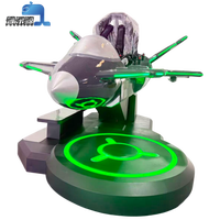 Simulador de Avión VR 9D, Juego de Vuelo Inmersivo, Simulador de Vuelo Virtual Educativo para Interiores