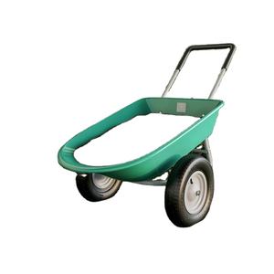 5 Cuft Double Roue Jardin Chariot Vert En Acier Jardin <span class=keywords><strong>Brouette</strong></span> <span class=keywords><strong>Herbe</strong></span> Briques Construction <span class=keywords><strong>Brouette</strong></span> Jardin Chariot - Product Image 3