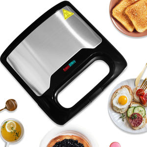 Máquina para hacer gofres de acero inoxidable multifuncional profesional, prensa eléctrica en forma de placa reemplazable, hogar, Hotel, Coche - Product Image 4