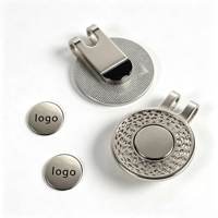 Clip magnétique puissant pour chapeau de golf, marqueur de balle de golf pour accessoires, vente en gros, logo personnalisé