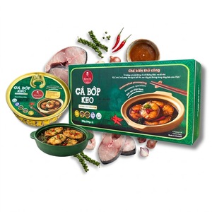 Cobia vietnamienne caramélisée artisanale en conserve 500g, prête à consommer, poisson braisé, spécialité asiatique authentique, vente en gros - Product Image 1