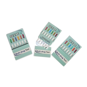 Tarjeta de Prueba de Drogas Multipanel <span class=keywords><strong>para</strong></span> la Detección de 10 Sustancias, Incluye AMP, BAR, BZO, BUP, COC, THC, MET, MTD, MDMA, MOP - Product Image 6