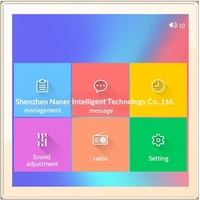 YDD Tuya 4 Inch Pengontrol Musik Latar Belakang Layar Sentuh di Langit-langit, Kontrol Aplikasi Seluruh Rumah dengan Alexa Google Home