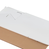 Kraftpapier-Lebensmittelbox mit Griff Umweltfreundliche Recycelte Kartonbox Sandwich Auslaufsichere Fettabweisende Verpackungsbox