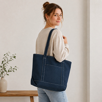 Sac fourre-tout en toile personnalisé multicolore uni, idéal pour les campagnes promotionnelles en gros