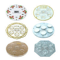 Cadeaux juifs en lucite personnalisés en usine, ensemble Havdalah Bencher, boîte à tzedakah, Mayim Achronim, plateau de séder, étui à mezuzah, gobelet à lavage