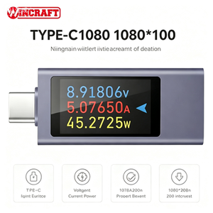 Adaptador WINCRAFT T30112 <span class=keywords><strong>Lightning</strong></span> Macho a Tipo C 3.1 Hembra, Medidor de Potencia Multifuncional Digital, Voltímetro y Medidor de Capacidad de Energía - Product Image 6