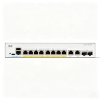 Commutateur Cisco C1300-8P-E-2G Commutateur géré 8 ports Gigabit PoE+ 2 ports combo SFP GE Budget PoE 67W Couche 2/3