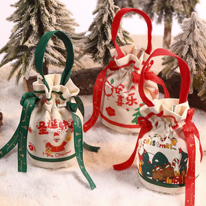 Decoraciones navideñas 2026, bolsa de regalo con manzanas para Nochebuena, bolsa de dulces, caja de regalo con manzanas de la paz. - Product Image 1