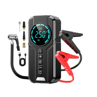 Démarreur de voiture portable 6000mAh 12V, gonfleur de pneus, batterie de secours multifonction, booster de puissance, courant de crête 800A, SOS