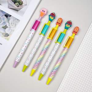 Stylo rétractable créatif, motif mignon en plastique, <span class=keywords><strong>petit</strong></span> ours, nouveau stylo gel <span class=keywords><strong>kawaii</strong></span> 0,5 mm pour papeterie - Product Image 2