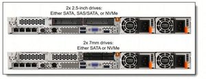 Serveur en rack 1U ThinkSystem SR645 V3, densité 4LFF |   EPYC 9534 |   RAID 5350 |   Kit de rails inclus |   32 Go DDR5 |   En stock - Product Image 2