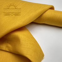 RIGU Textiles Haute Qualité Nouveau Matériel Cool Soft Touch 100% Tissu de Lin Pur pour Vêtements de Mode Confortables