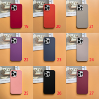 Coque de téléphone en silicone pour iPhone 14 13 Pro Max, coque de téléphone liquide antichoc pour iPhone 12 11mini X/XS XR XS MAX SE3 8PIUS