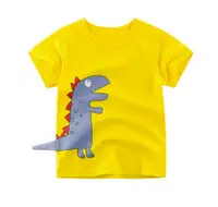 नवीनतम डिजाइन सस्ते कस्टम बच्चों पहनने सादे बच्चा लड़का टी शर्ट