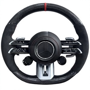 Volant en cuir LED en fibre de carbone d'occasion pour W245 W204 W212 W221 C117 pour voitures GT – Performance et style améliorés - Product Image 4
