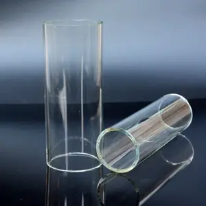 Tubo in vetro borosilicato resistente al calore tubo in vetro borosilicato temperato trasparente dalla cina