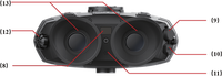 Dispositivo Portátil de Alta Definición ZYKD Tom-HDB con Tres Lentes Ópticas, Imagen Térmica Infrarroja y Imagen Visible