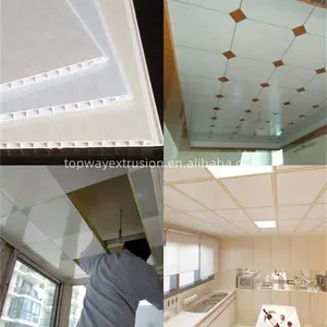 PVC Trần gạch đùn Máy PVC không thấm nước rỗng Trần Board đùn