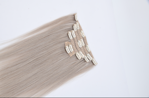 Extensions de cheveux naturels Remy vierges avec clip en dentelle, 12-40 pouces, 7 pièces, 16 clips, extensions de cheveux humains véritables pour femmes. - Product Image 4