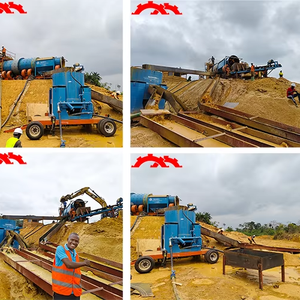 고회수율 남아프리카 100Tph 150Tph 금 세척기 충적 금 세척 플랜트 판매 - Product Image 5