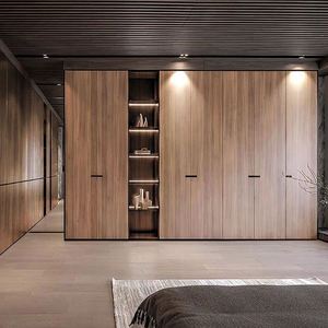 Armario de dormitorio grande de madera maciza moderna de fábrica personalizada de China - Product Image 5
