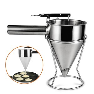 Separador de aço inoxidável multifuncional, funil de cozinhar com dispensador de rack, múltiplo - Product Image 2