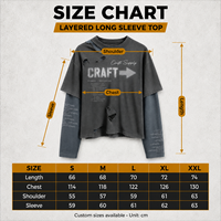 Sweat-shirt personnalisé à col rond et manches longues en tricot gaufré double couche 360 GSM pour homme, effet délavé, imprimé DTG, style streetwear vintage