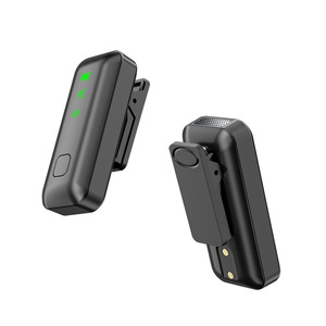 Micrófono Lavalier inalámbrico S52 2024G de molde privado 2,4 con estuche de carga para entrevista en vivo Mini micrófono de solapa con cancelación de ruido - Product Image 4