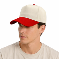 Gorra de Béisbol Negra de 5 Paneles, Ajustable, de Algodón, con Cierre a Presión, Estilo Casual y Deportivo