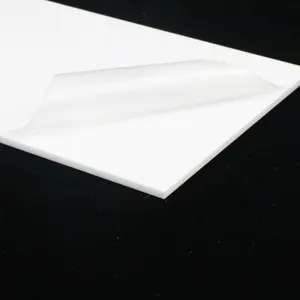 Guanghe 2mm 3mm 7mm 8mm 4x8 Placa de acrílico branco leitoso opaco para painéis sanitários Folha acrílica de vidro
