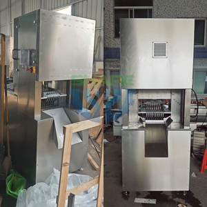 Endüstriyel Ağır Hizmet Tipi Yüksek Hızlı Zincirli Konveyörlü Kemik Kesme Makinesi |   Sığır Kaburgası ve Domuz Eti için Çok Bıçaklı Et Kesici - Product Image 6