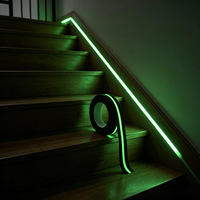 Ruban adhésif antidérapant en acrylique phosphorescent, bande de sécurité en PVC imperméable pour escaliers, marches, sols intérieurs et extérieurs