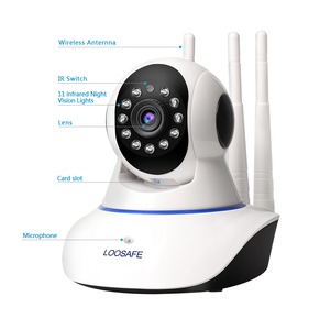 LOOSAFE Tuya Máy Ảnh Thông Minh 1080P 2MP Cctv Máy Ảnh Không Dây Wifi Ip <span class=keywords><strong>Camera</strong></span> Hai Chiều Âm Thanh Thông Minh Bé Chuyển Động Phát Hiện Tầm Nhìn Ban Đêm - Product Image 2